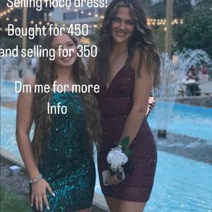 Sherri Hill Maroon Dress